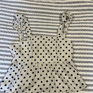 Polka Dot Sleeveless Top